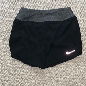 NWOT Nike Running Shorts with Zipper in back